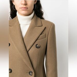 New Max Mara Sportmax Adua Cashmere Wool Coat Sz4 MSRP:$1795 no offer pls